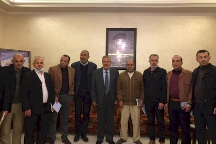 حركة فتح في ساحة غزة تزور د.أسامة الفرا لتهنئته بالعودة إلى أرض الوطن