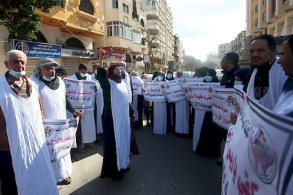 اعتصام في اريحا اسنادا للأسرى