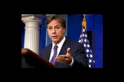 بلينكن لأشكنازي: يجب أن يتمتع الفلسطينيون والإسرائيليون بقدر متساو من الحرية والأمن