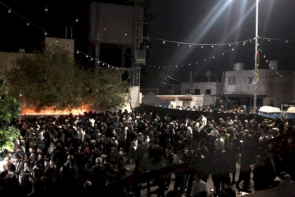 سلفيت: آلاف المستوطنين يقتحمون المقامات الاسلامية في كفل حارس