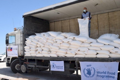 الاتحاد الروسي يقدم مساعدات غذائية للفلسطينيين بالضفة الغربية وقطاع غزة