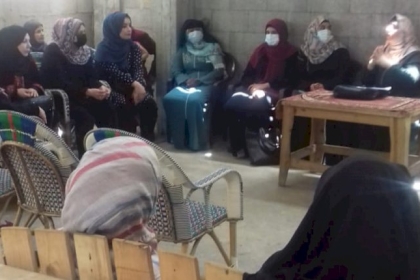 مجلس المرأة ساحة غزة  يستكمل مبادرة  رمضان الخير في المناطق المهمشة في المحافظة الوسطى