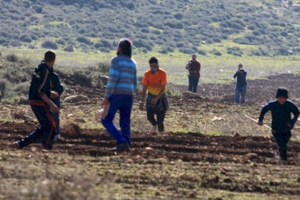 الخليل: مستوطنون يهاجمون المواطنين في خربة زنوتا