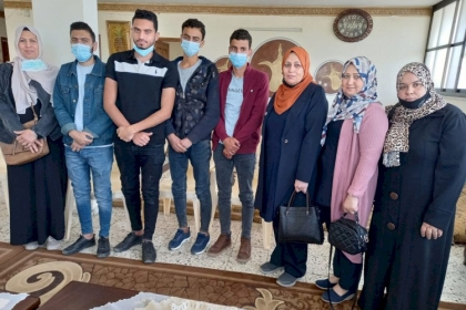 مجلس المرأة ساحة غزة بالتعاون مع طاقم التمريض المتطوعين بمحافظة خانيونس ينفذ مبادرة رمضان الخير