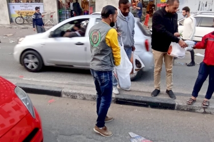 مجلس العمال بالمحافظة الوسطى ينفذ مبادرة إفطار صائم في مخيم النصيرات