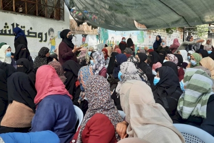 مجلس المرأة محافظة خان يونس ينفذ سلسلة لقاءات للمناطق التنظيمية