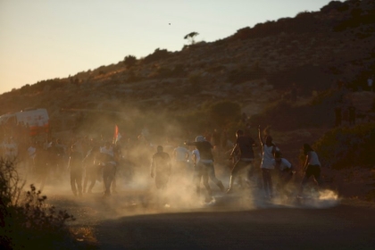 اندلاع مواجهات مع قوات الاحتلال في بلدة الخضر جنوب بيت لحم