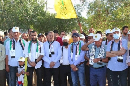 بالصور: قيادة تيار الإصلاح الديمقراطي تحيي الذكرى الثامنة لرحيل القائد المفكر أبو علي شاهين