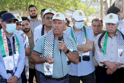 شاهد: حركة فتح في محافظة رفح تحيي الذكرى الثامنة لرحيل شيخ المناضلين "أبو علي شاهين"