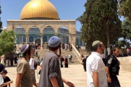 54 مستوطنًا يقتحمون ساحات المسجد الأقصى