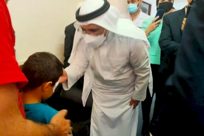 رئيس البرلمان العربي يزور جرحى العدوان الإسرائيلي في مستشفى معهد ناصر بالقاهرة