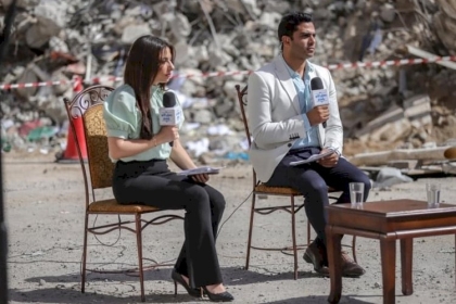 فيديو : التلفزيون المصري يبث برنامج "صباح الخير يا مصر" من داخل قطاع غزة