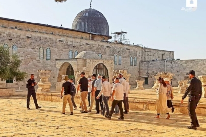القدس: عشرات المستوطنين يقتحمون المسجد الأقصى