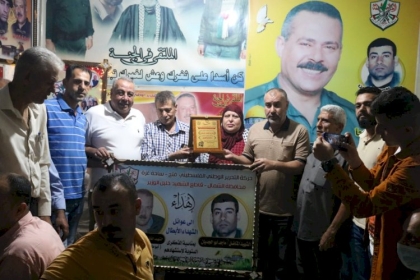حركة فتح ساحة غزة تحيي الذكرى ''14''  لرحيل الشهيدان جمال وماجد أبو الجديان