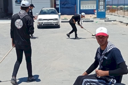 ضمن فعاليات مجلس الشباب الفلسطيني... لجنة مستقبل وطن الكشفية تنفذ مبادرة بعنوان ''غزة أجمل''
