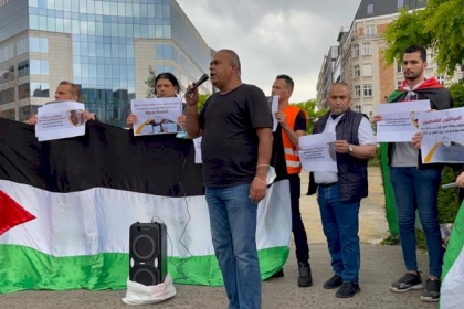 بروكسيل: وقفة احتجاجية أمام البرلمان الأوروبي ضد تغول السلطة الفلسطينية على الحريات والاعتقالات السياسية