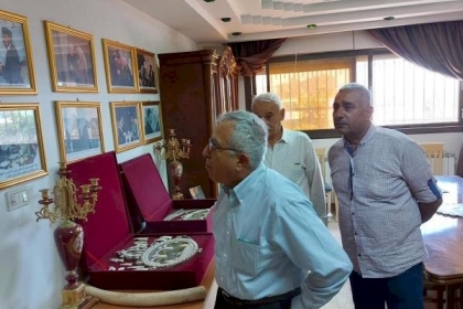 سلام فياض يزور منزل الشهيد ياسر عرفات ومعبر رفح