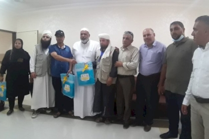 مجلس العمال بساحة غزة يكرم عمال وسائقي الإسعاف في مستشفى الخير في محافظة خانيونس