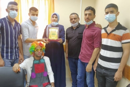 حركة فتح بمحافظة غزة تكرم إدارة مستشفى الشهيد محمد الدرة