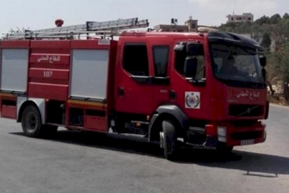 نائب محافظ جنين يعود الجرحى ويتفقد الأضرار التي خلفها الاحتلال بمركبات الدفاع المدني