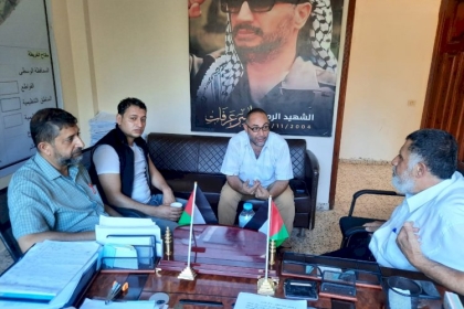 بالصور: مجلس العمال بالمحافظة الوسطى يستقبل الكتلة العمالية وذلك في إطار العمل المشترك