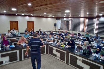 لجنة التعبئة الفكرية بساحة غزة تعقد لقاءها الثامن  "إعداد قادة"