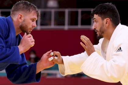 لاعب الجودو الفلسطيني وسام أبو ارميلة يودع أولمبياد طوكيو مبكرا