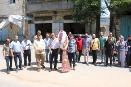 حركة الشبيبة الفتحاوية وقيادة محافظة الوسطى تنظم زيارات لتكريم وتهنئة أوائل الثانوية العامة