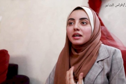 الطالبة "حلا عبد الوهاب" تتفوق في الثانوية العامة رغم استشهاد كل أفراد أسرتها
