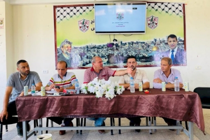 لجنة التعبئة الفكرية ومجلس الشباب الفلسطيني بمحافظة خان يونس ينظمان لقاءً سياسياً