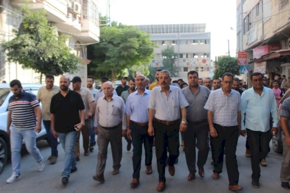 حركة فتح ساحة ومحافظة غزة تقدم واجب العزاء لآل حلس