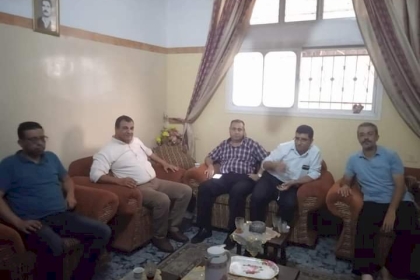 لجنة المكاتب الحركية والمكتب الحركي للصيادلة بمحافظة غزة  يزور عدد من أعضائه