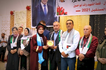 برعاية النائب محمد دحلان .. الشبيبة الفتحاوية بمحافظة الشمال تكرم أوائل الثانوية العامة