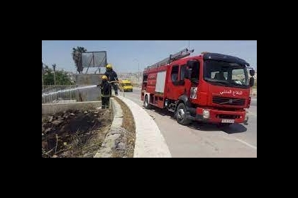 الدفاع المدني يتعامل مع (324) مهمة خلال أسبوع في الضفة الغربية