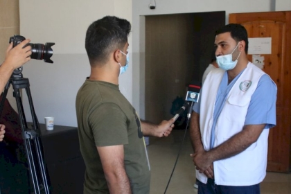 لجنة المكاتب الحركية بالتعاون مع وزارة الصحة قسم الطب الوقائي تدشن حملة تطعيم ضد كورونا