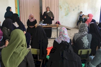 مجلس المرأة في حركة فتح بمحافظة خان يونس يعقد لقاءً تربوياً