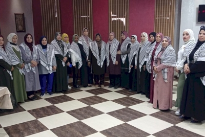 مجلس المرأة في حركة فتح ساحة غزة يُحيي الذكرى الـ33 لإعلان الاستقلال