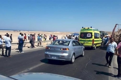 (محدث) بالأسماء..وفاة 5 فلسطينيين من قطاع غزة وإصابة آخرين بحادث سير مروع في مصر