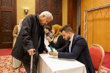 بالفيديو: كلمة عبد الحميد المصري القيادي في تيار الإصلاح الديمقراطي بحركة فتح خلال عملية الانتخابات