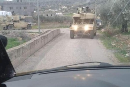 مناورات عسكرية للاحتلال شرق جنين