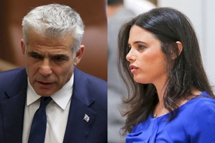 إذاعة عبرية: مشادة كلامية صاخبة بين لابيد وشاكيد بسبب مشروع قانون “لم الشمل”