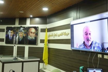 بالصور: التعبئة الفكرية تستضيف الدكتور ناصر القدوة في لقاءٍ حواريٍ بعنوان "النظام السياسي الفلسطيني إلى أين؟"