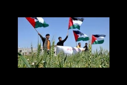 بمسيرات جماهيرية حاشدة.. الفلسطينيون يحيون الذكرى الـ46 ليوم الأرض