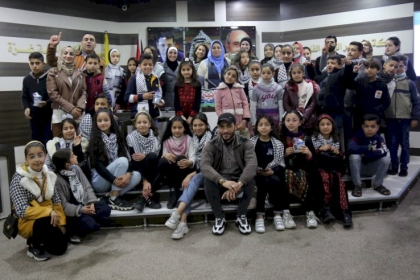 لجنة الأشبال والزهرات في حركة فتح بساحة غزة تستكمل فعالية سينما الطفل