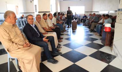 في بيت عزاء الشهيد أحمد أبو شريعة.. تيار الإصلاح الديمقراطي يجدد العهد بمواصلة درب الشهداء