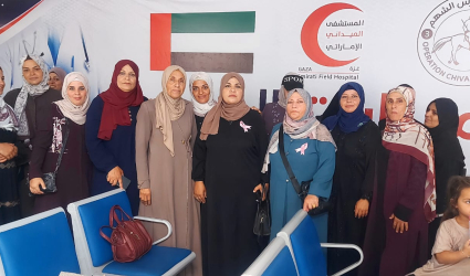 أنتِ الأمان.. الكشف المبكر حياة».. تيار الإصلاح الديمقراطي بساحة غزة يواصل حملة التوعية بسرطان الثدي