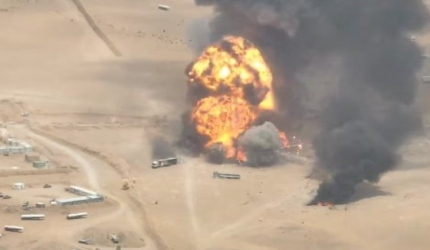 السلطات السعودية : هجمات حوثية تعطل منشآت طاقة وتصيب 73