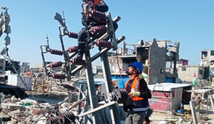كهرباء غزة: نستطيع تشغيل محطة التوليد بتوربين واحد على الأقل حال إدخال مواد الصيانة