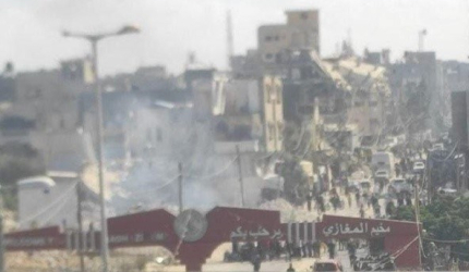 شهيدان واصابات باستهداف مركبة بمخيم المغازي وسط القطاع