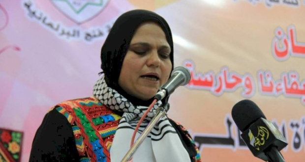 النائب نعيمة الشيخ علي عضو المجلس التشريعي الفلسطيني عن كتلة فتح البرلمانية